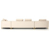 Glenna 3-Piece Right Arm Sectional with Bumper Chaise