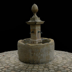 Landscaping Mediterranean Style - Outdoor Fountains And Ponds