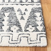 Safavieh Abstract Collection, ABT557 Rug, Ivory and Black, 6'x9'