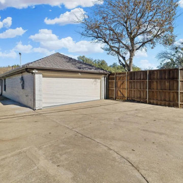 Rear Exterior and Parking after remodel