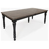 Madison County Rectangle Ext Table - Vintage Black