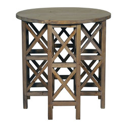 Old Wood Side Table - Side Tables And End Tables