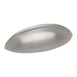Cosmas - Cosmas 1399SN Satin Nickel 2-1/2&rdquo; CTC (64mm) Cabinet Cup Pull [5-PACK] - Cabinet And Drawer Handle Pulls