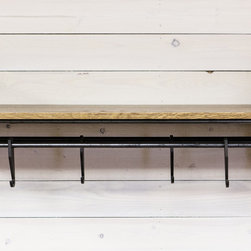 The Hub Shelf - Pickled & Oiled - Display And Wall Shelves 