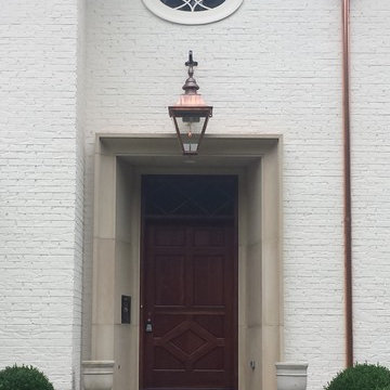 Hanging Lantern, Wall Mounted Lantern, Copper Lantern, Gas Lantern