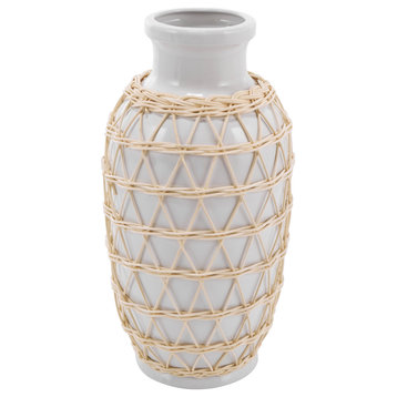 Natural White Ceramic Vase 564103