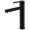 STYLISH Single Handle Bathroom Vessel Sink Faucet, Stainless Steel Matte Black