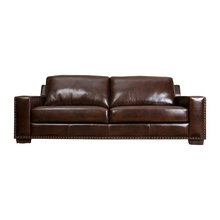 leather sofa