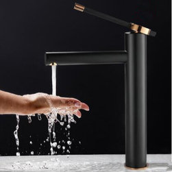 Antique Black Bronze Brass Mixer Rotatable Bathroom Sink Faucet TB0289G - Bathroom Sink Faucets