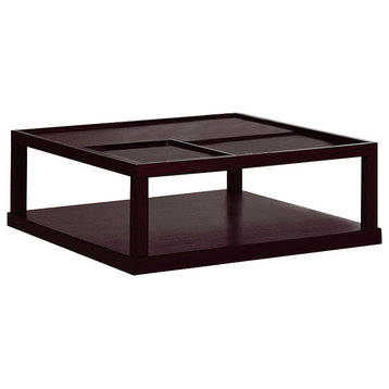 Parson Coffee Table With Removable Tray