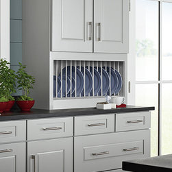 Plate Rack Cabinet - Kitchen Drawer Organizers
