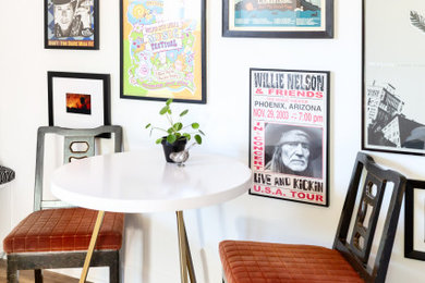 Inspiration for an eclectic family room remodel in Phoenix