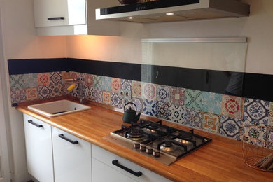 Customer´s Kitchen Backspash - Portuguese Tile Stickers