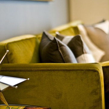 Modern Downtown Loft Living & Dining Room