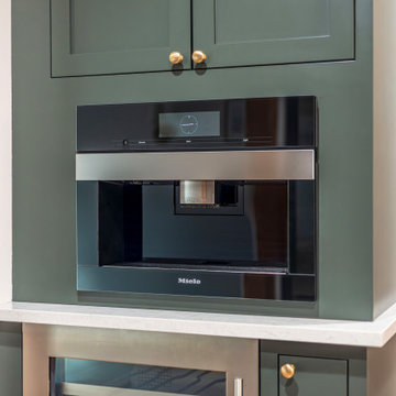 Chef's Kitchen with High End Appliances & Built-in Espresso Maker