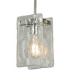 Eglo 203995A Wolter 6"W Mini Pendant - Polished Nickel