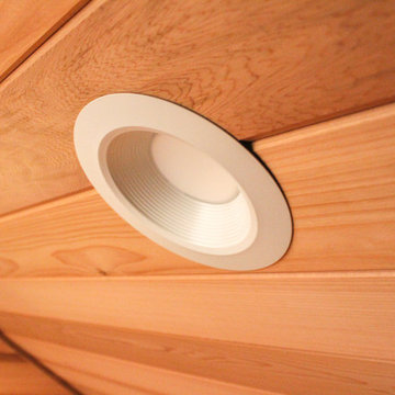 Master Bedroom Sauna. A Warm, Relaxing Escape.