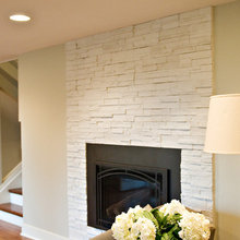 Fireplace in the living room