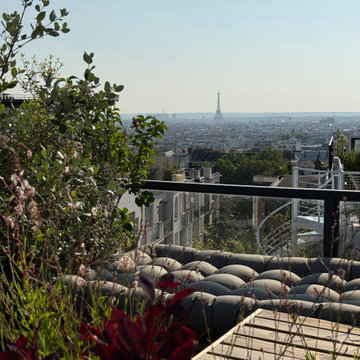 Sur le haut de la butte
