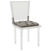 Safavieh Couture Ella Acrylic Dining Chair, Clear/Black