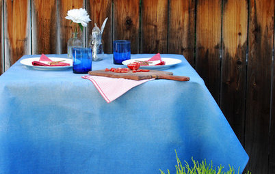 Make a Fashion-Forward Ombré Tablecloth