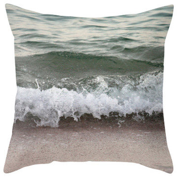 Wave on Beach Pillow Cover, 20x20