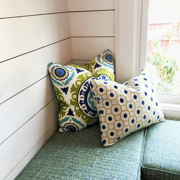 Modern Farmhouse Kitchen - Bench Cushion/Pillows