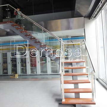 Nanhai Exhibition staircase and railing engineering