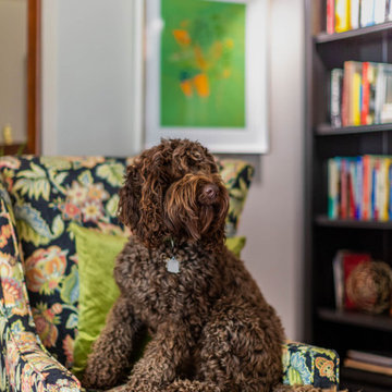 A book lovers haven by Heather Nadeau Interior Design