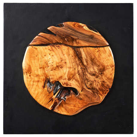 Cedar Roots Round Wall Decor, 17''