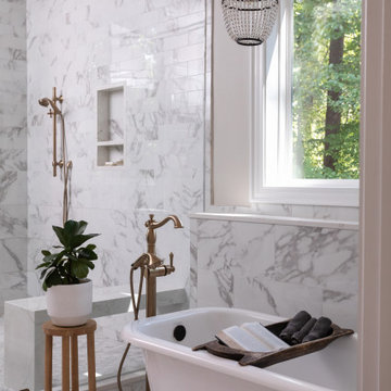 Apex NC Remodel — Kitchen & Primary Bath with Timeless Transitional Style