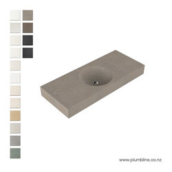 Pond 1200 Single Stone Vanity Top By Plumbline - Bathroom Basins