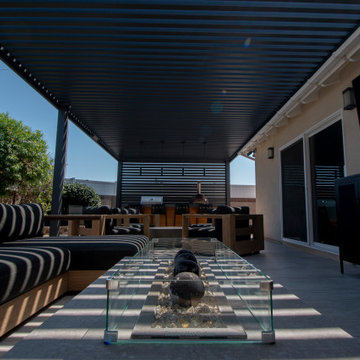 4K Pergola & Privacy Wall - Huntington Beach, CA