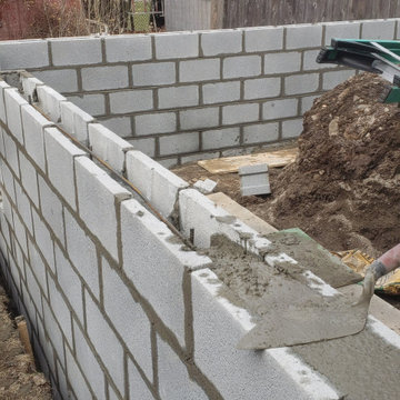 Addition Project Block Foundation