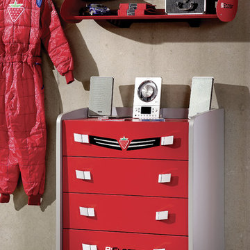 Car bed kids bedroom - Turbo Drawer