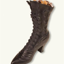 Hildegard's Hightop Witch Boot - Holiday Accents And Figurines