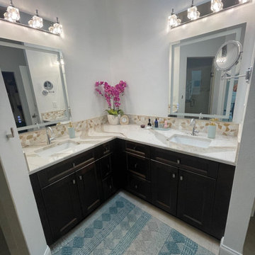 Two Bathroom Vanity Remodels