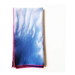 Navy Dip Dye Linen Napkins - Napkins