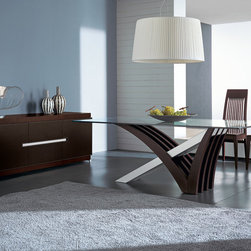 Mirage Italian Dining Table by Rossetto - $2,359.00 - Dining Sets