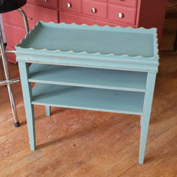Painted Shabby Chic End table - Side Tables And End Tables
