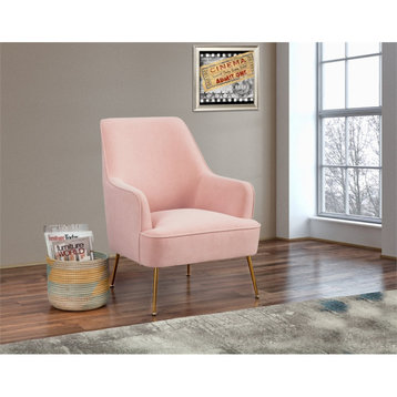 Alpine Furniture Rebecca Wood Leisure Chair in Pink