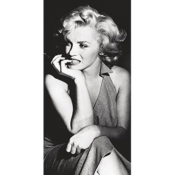 Canvas, Marilyn Monroe Sitting, 20"x10"
