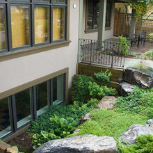 Basement window wells