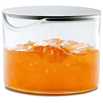 Basic Condiment Glass With Lid