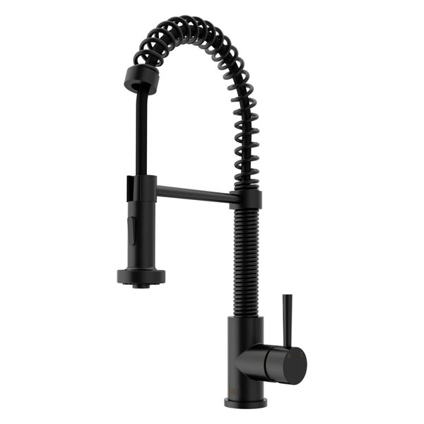 VIGO Edison Pull-Down Kitchen Faucet, Matte Black