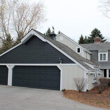 Marvin Windows, HardiPlank siding, and Hardie Shakes