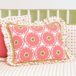 Gerber Daisy Decorative Pillow by Doodlefish - Decorative Pillows