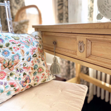 Country French Master Bedroom — Watch Hill, RI
