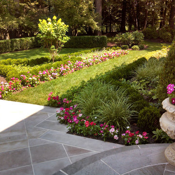 French-inspired Boxwood Parterre Garden