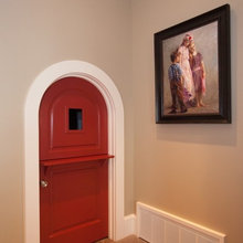 under the stairs